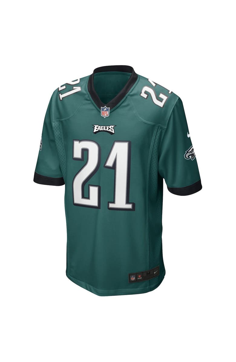 Nike Men's Nike Eric Allen Midnight Green Philadelphia Eagles Game Retired Player Jersey, Alternate, color, 