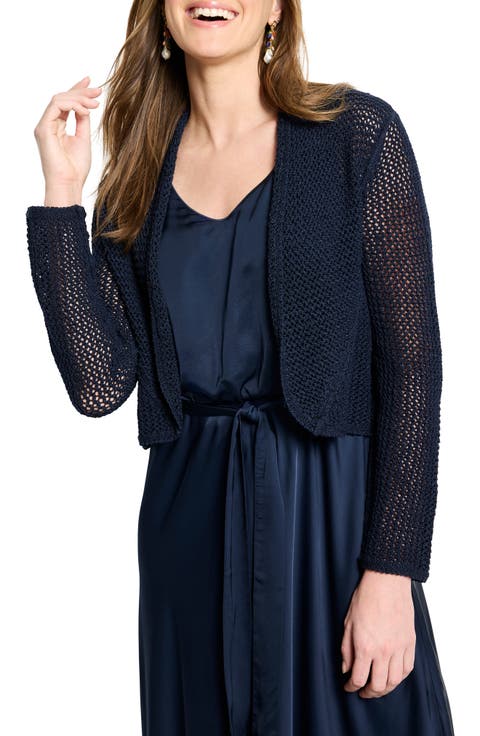 Mesh Cocoon Cardigan (Regular & Petite)