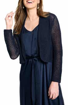 NIC+ZOE Mesh Cocoon Cardigan