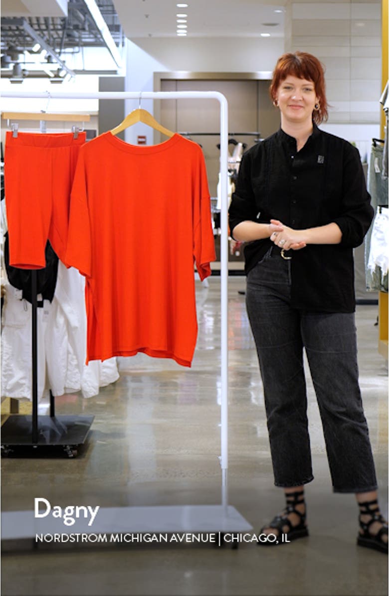 Malone Rib Oversize T-Shirt & Shorts Set, sales video thumbnail