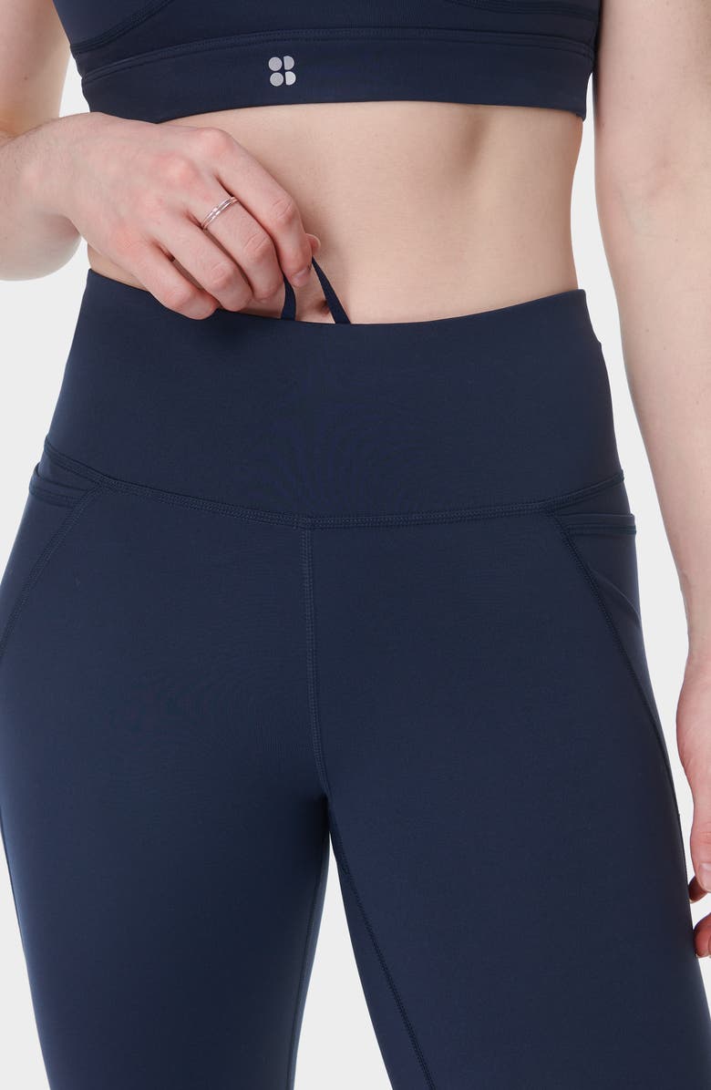 Sweaty Betty Power Workout Bootcut Leggings, Alternate, color, Navy Blue