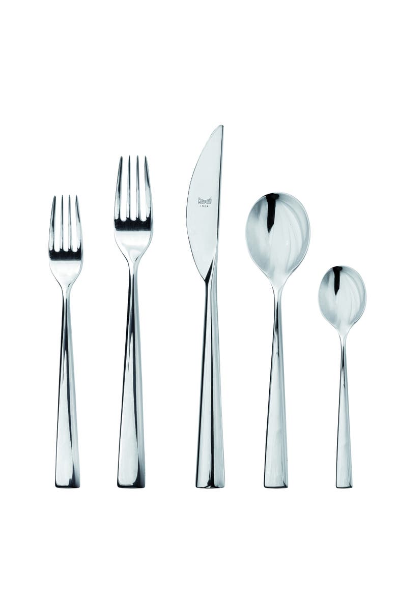 Mepra Energia Flatware Set - 20 Pieces, Main, color, Silver