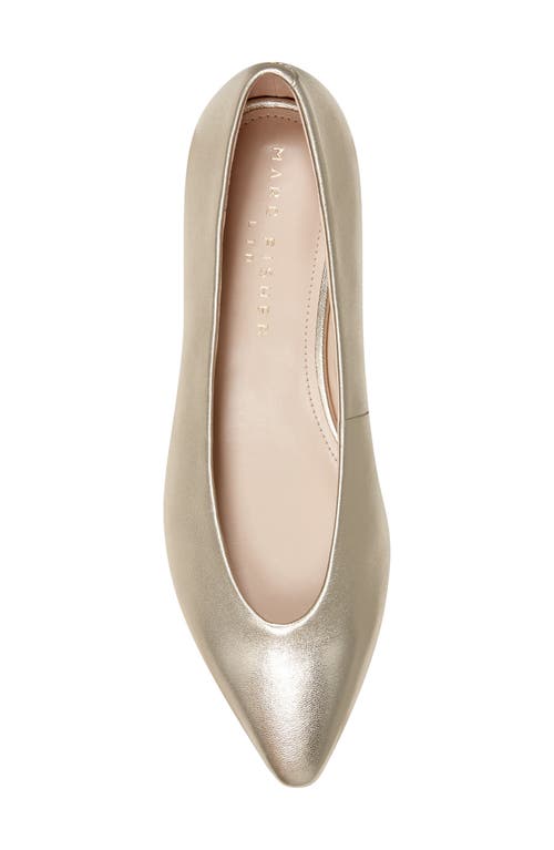 Marc Fisher Ltd Gunner Pointed Toe Flat In Gold
