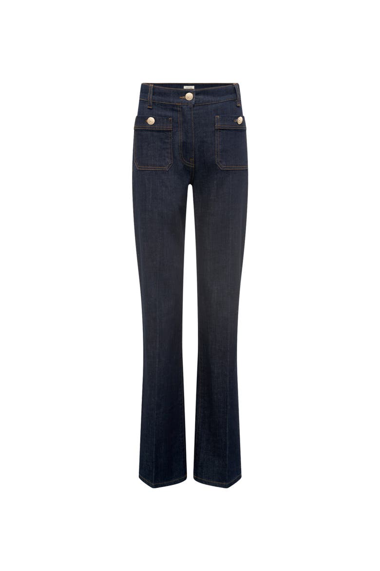 Clema High-Waist Straight Jeans, Alternate, color, Jeans