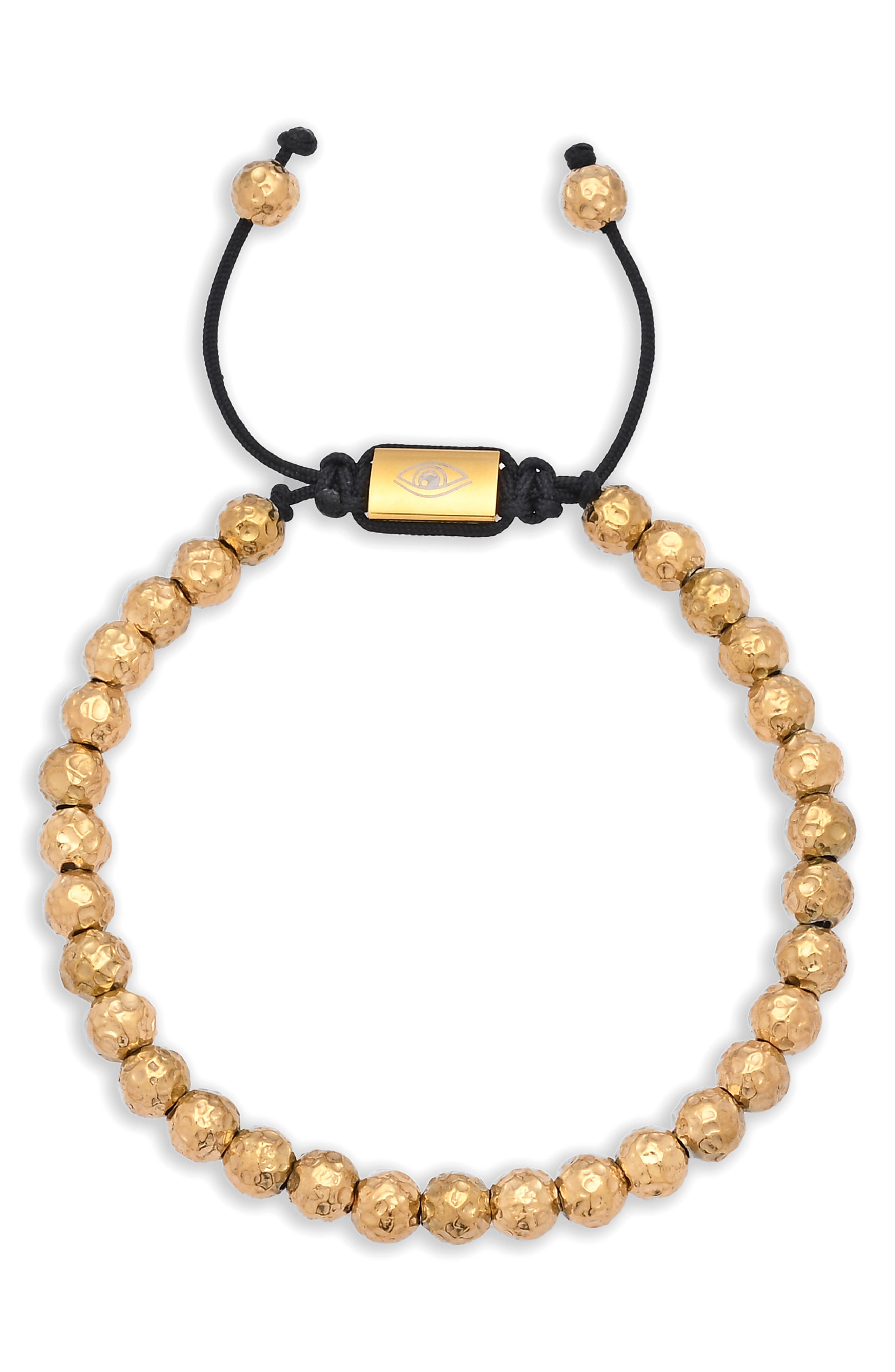 EYE CANDY LOS ANGELES Men's Rafael Beaded Slider Bracelet