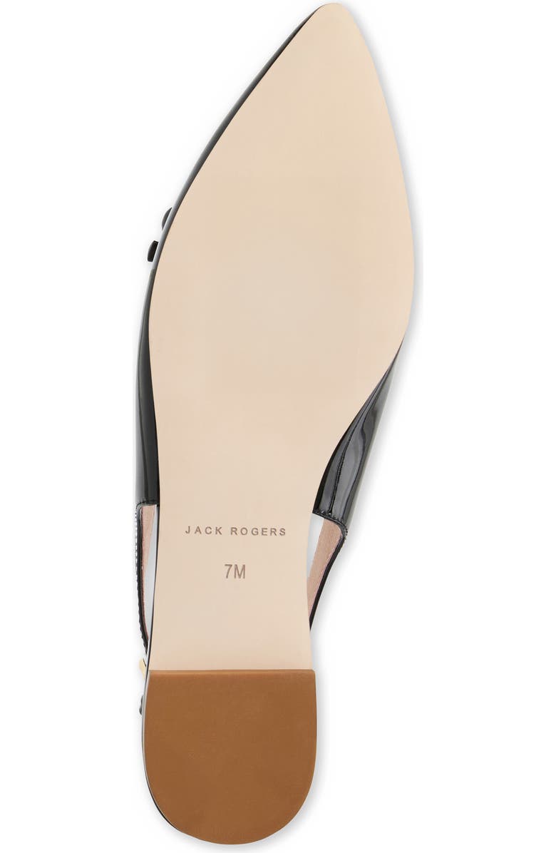 Jack Rogers Lennox Slingback Pointed Toe Pump, Alternate, color, Black