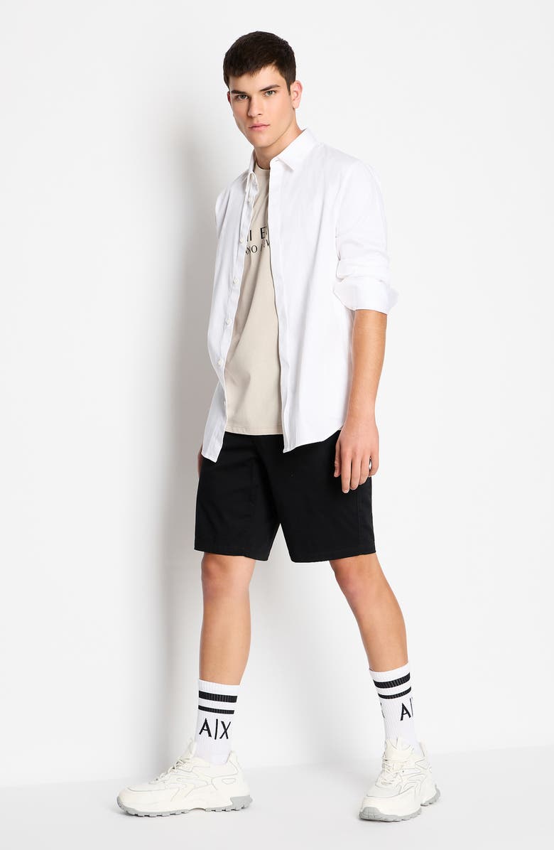 Armani Exchange Milano/New York Logo Cotton Graphic T-Shirt, Alternate, color,