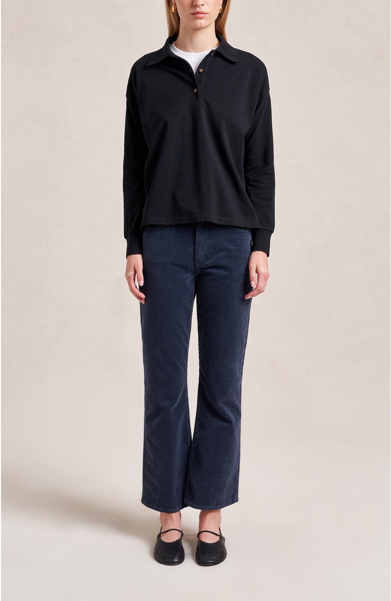 La Ligne Cassie Polo, Main, color, Black