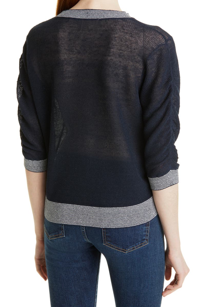 Veronica Beard Celia Crewneck Sweater, Alternate, color,