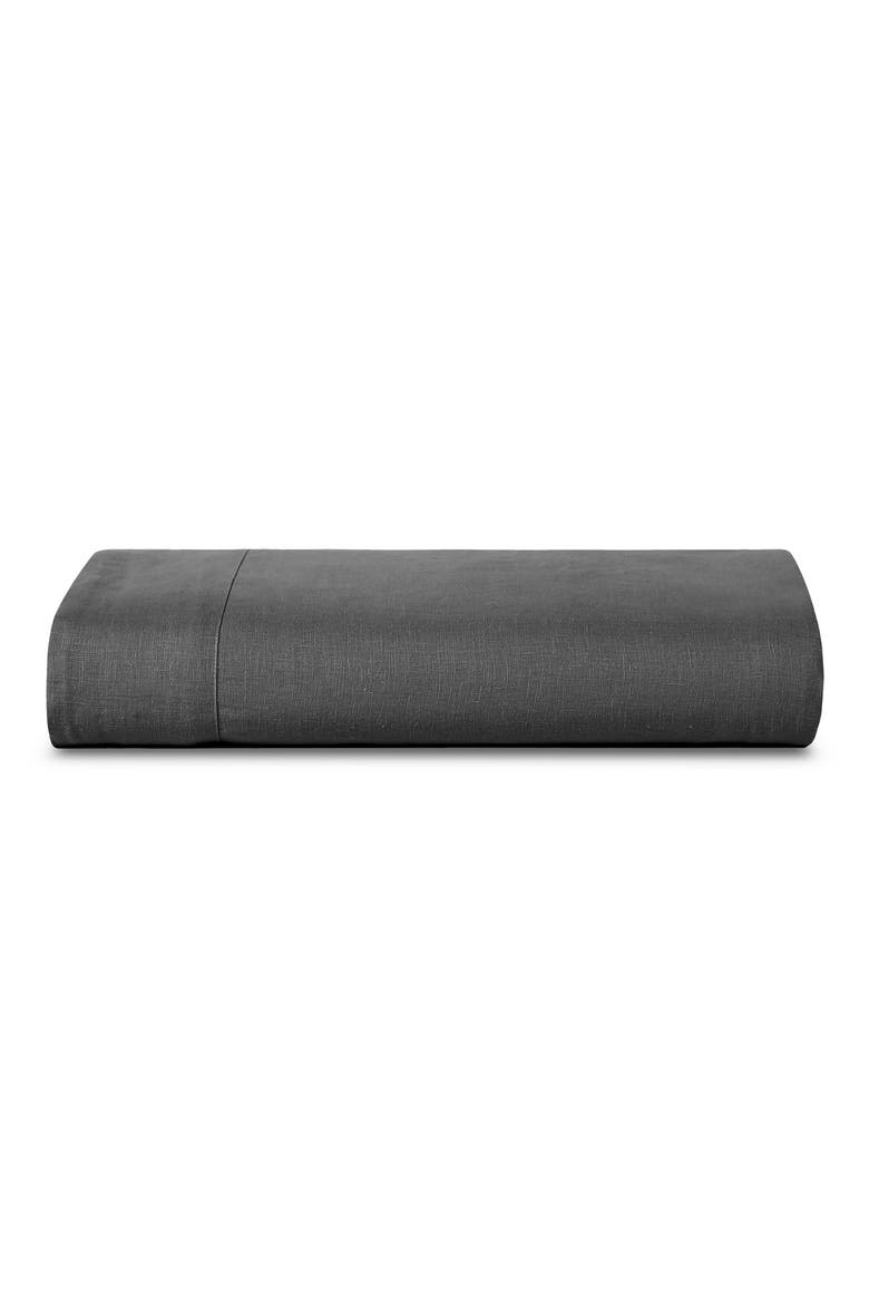 French Linen Sheet Set, Alternate, color, STORM