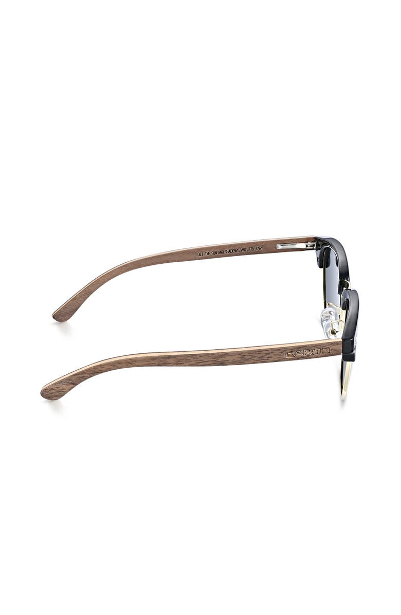 EARTH WOOD Marokopa Polarized Sunglasses, Alternate, color, Walnut/Grey