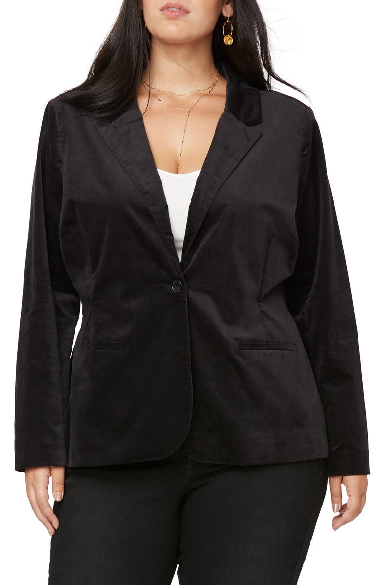 NYDJ Velvet Blazer, Main, color,