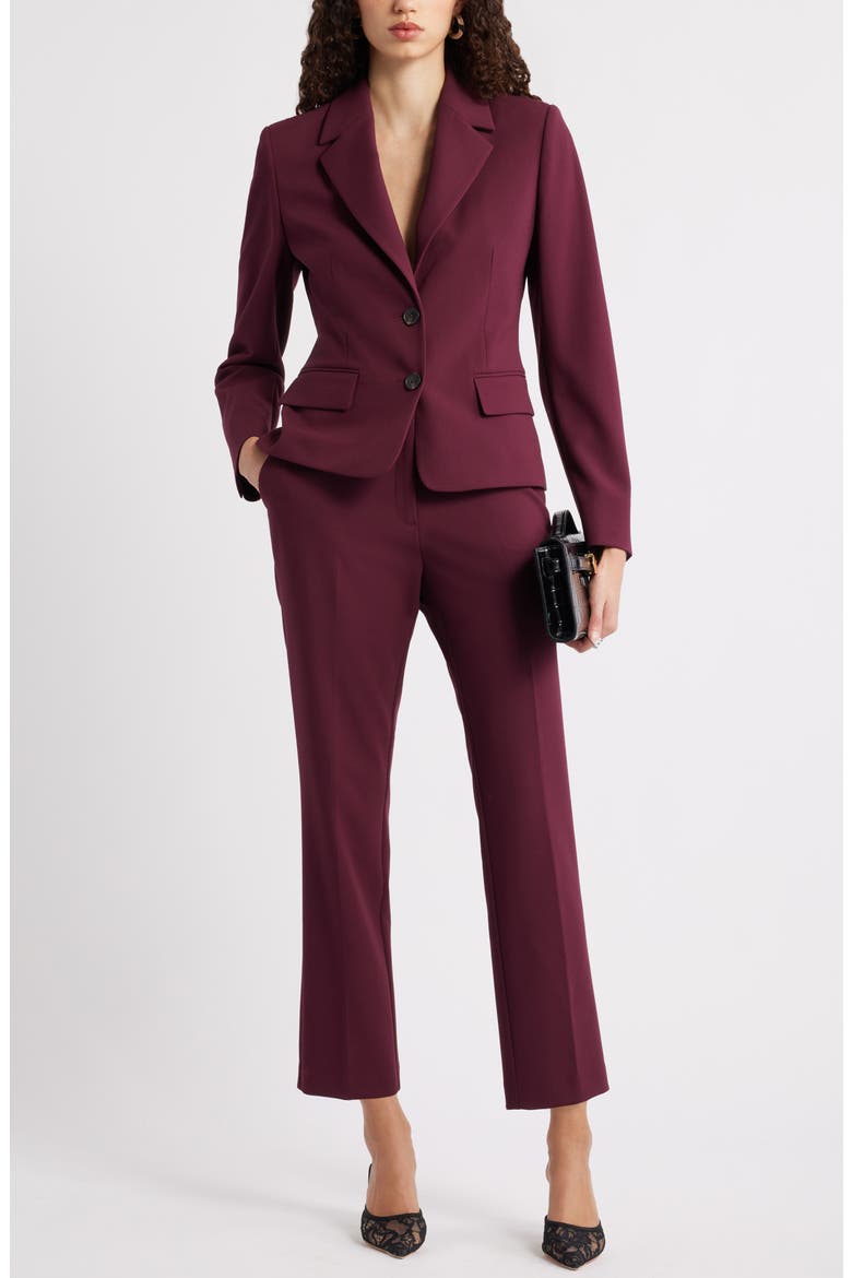 The Hanna Slim Fit Blazer, Alternate, color, BURGUNDY ROYALE