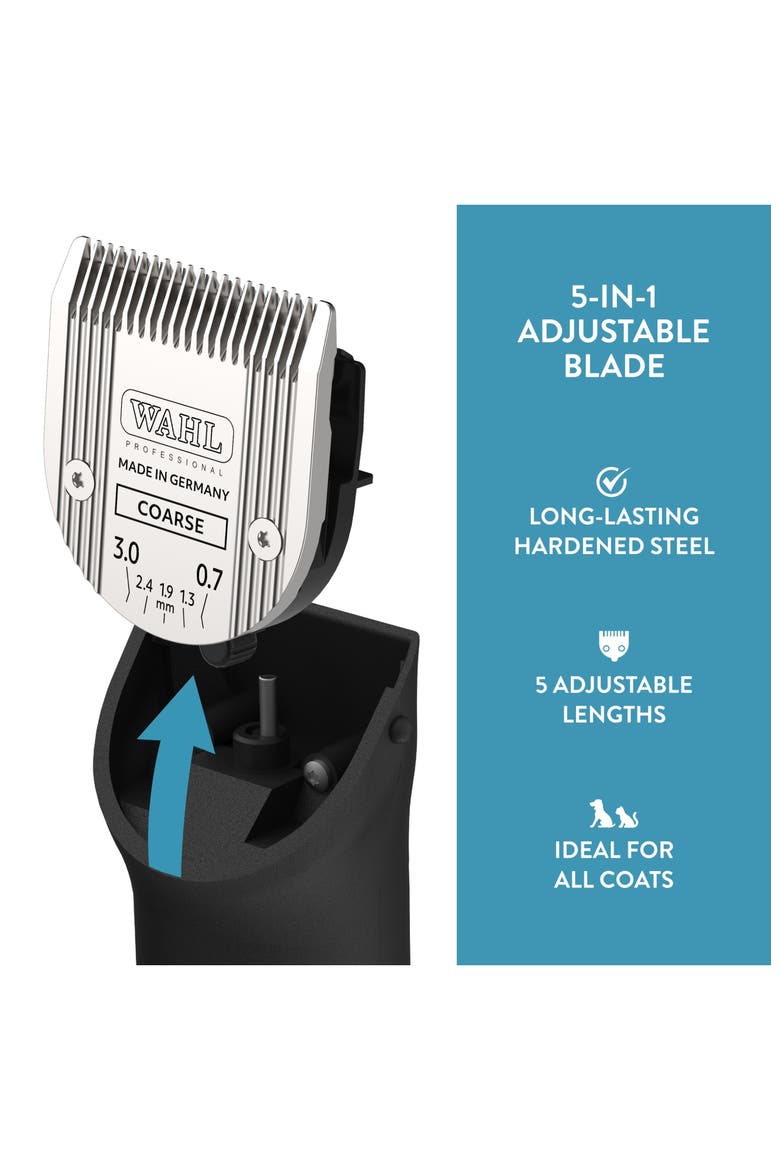 5 in 1 Adjustable Replacement Blade for Pet Clippers, Alternate, color, Chrome