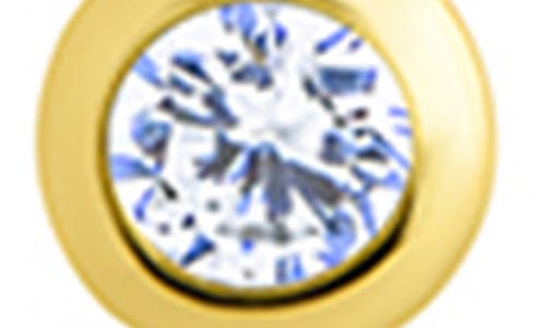Sterling Forever Idaline Cubic Zirconia Drop Earrings In Gold