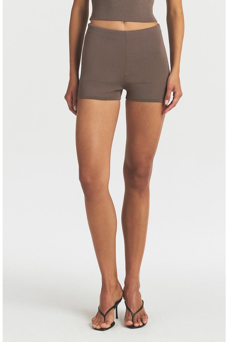 Refined Knit High Waisted Shorts, Main, color, AMETHYST