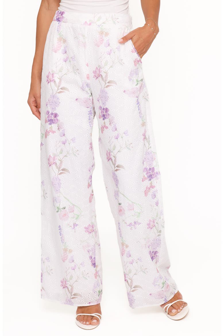 Adams Floral Pants, Main, color, PURPLE FLORAL