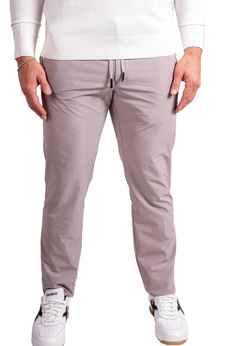 Maceoo Resistancelight Grey Drawstring Pants, Main, color, Grey