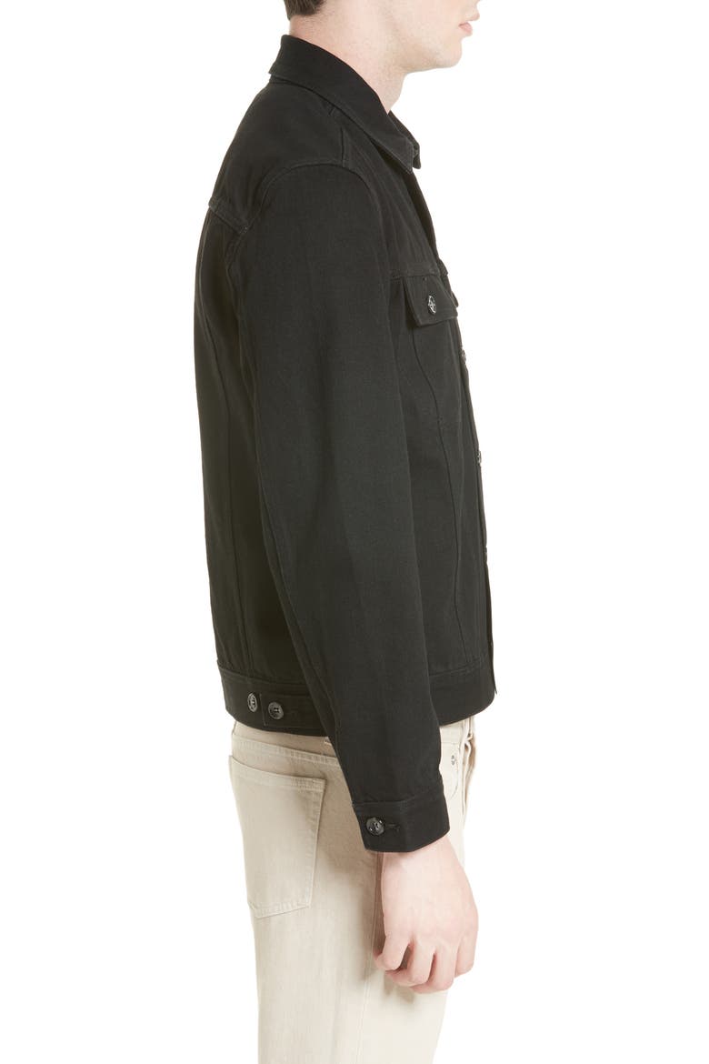 Veste Benjamin Denim Jacket, Alternate, color, BLACK