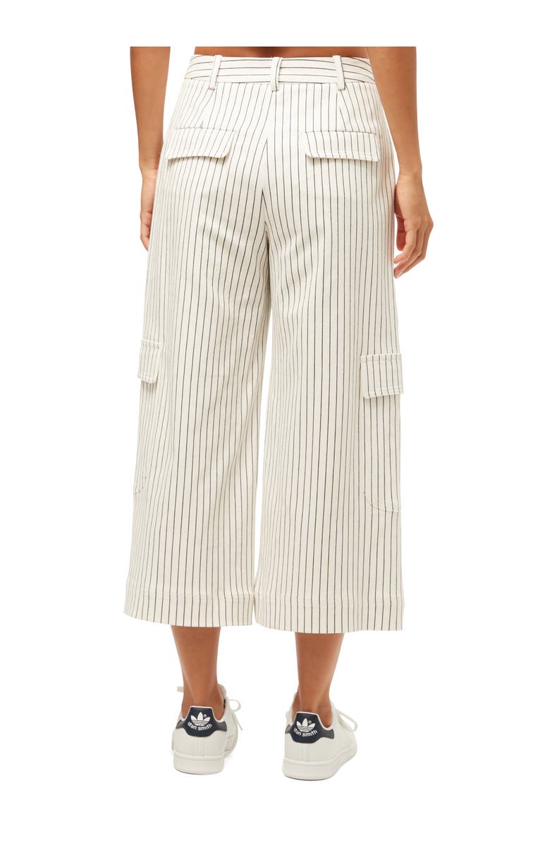 Trina Turk Agassi Cropped Wide Leg Stripes Pant, Alternate, color, 