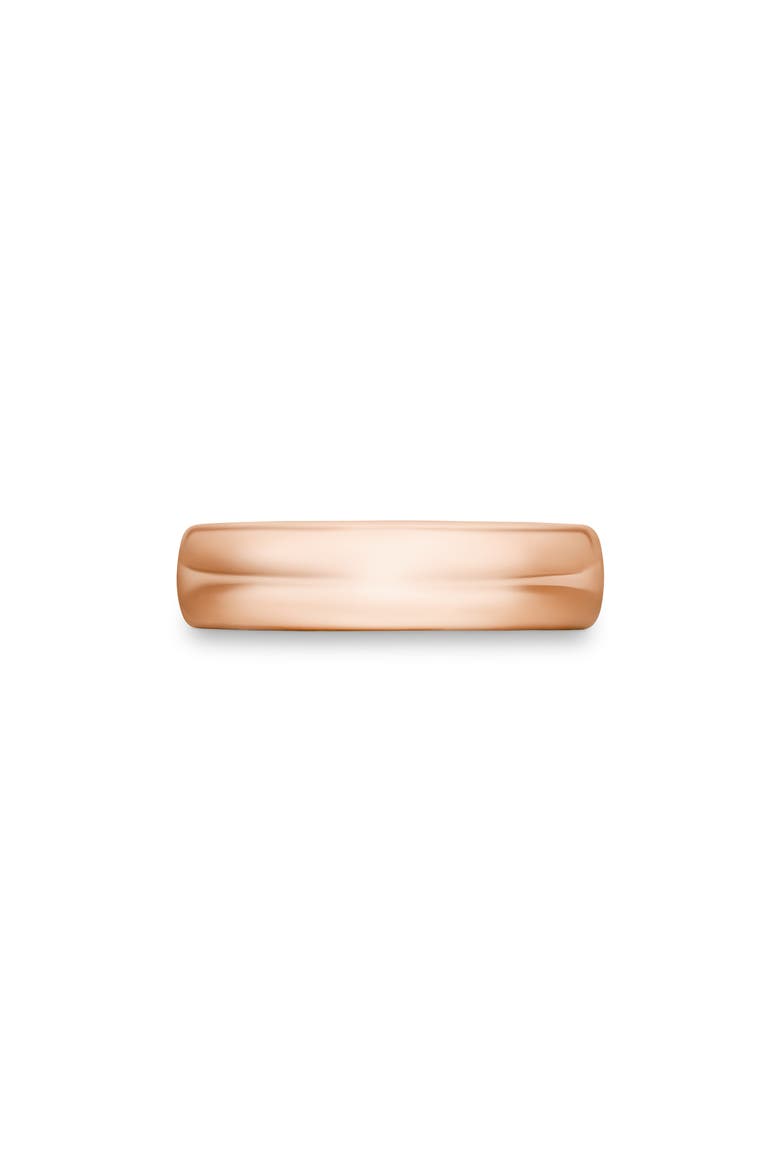 DY Classic Band Ring in 18k White Gold, Main, color, ROSE GOLD