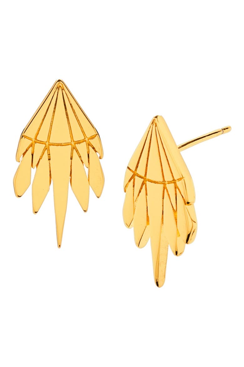 'Behati' Stud Earrings, Main, color, GOLD