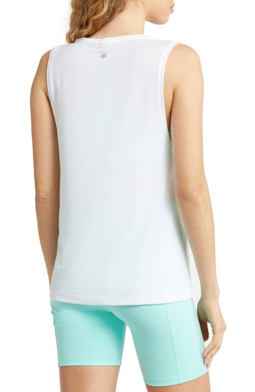 Zella Mix It Up Performance Tank In White