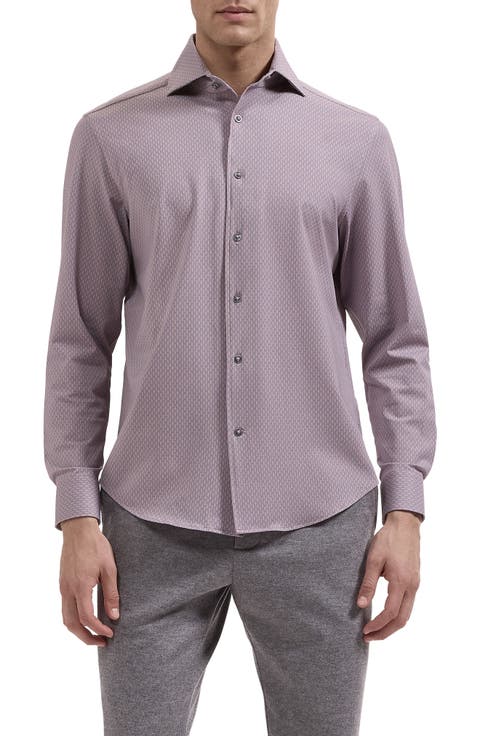 Devon OoohCotton® Geo Print Button-Up Shirt