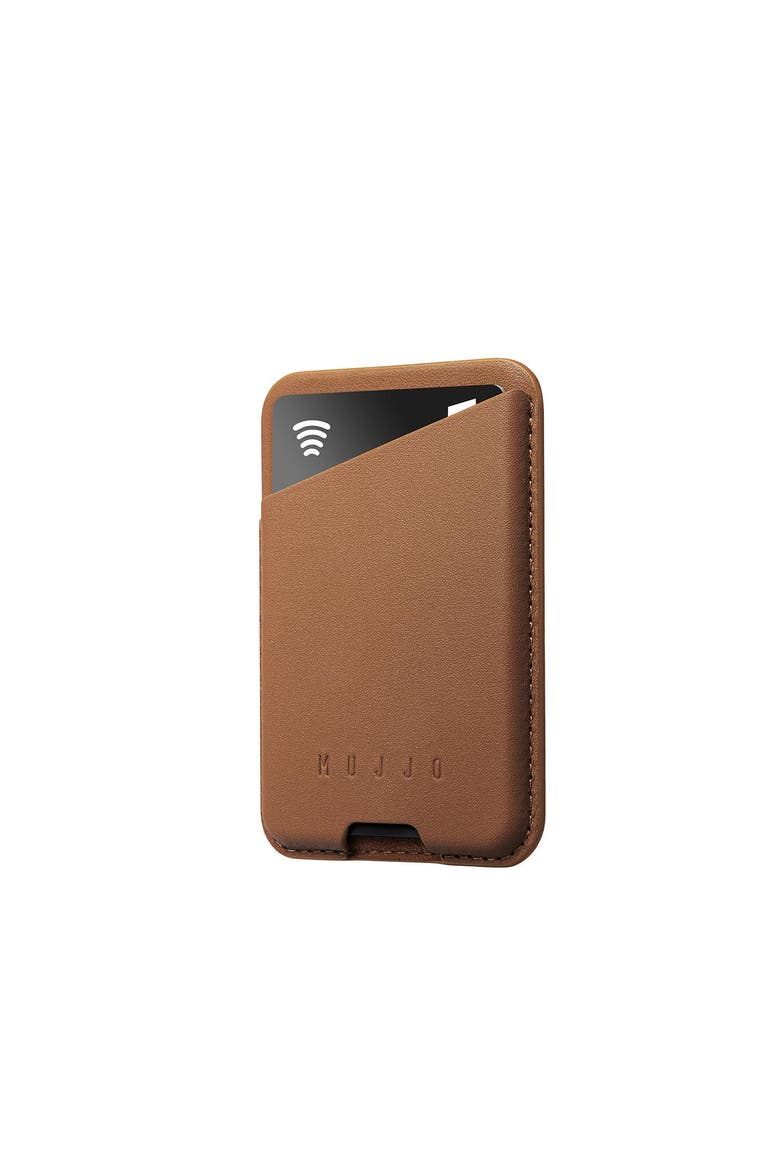 Full Leather MagSafe Wallet for iPhone, Main, color, Dark Tan