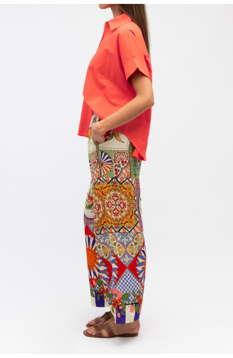 Label of Love Amalfi Mosaic Pants, Alternate, color, Blue