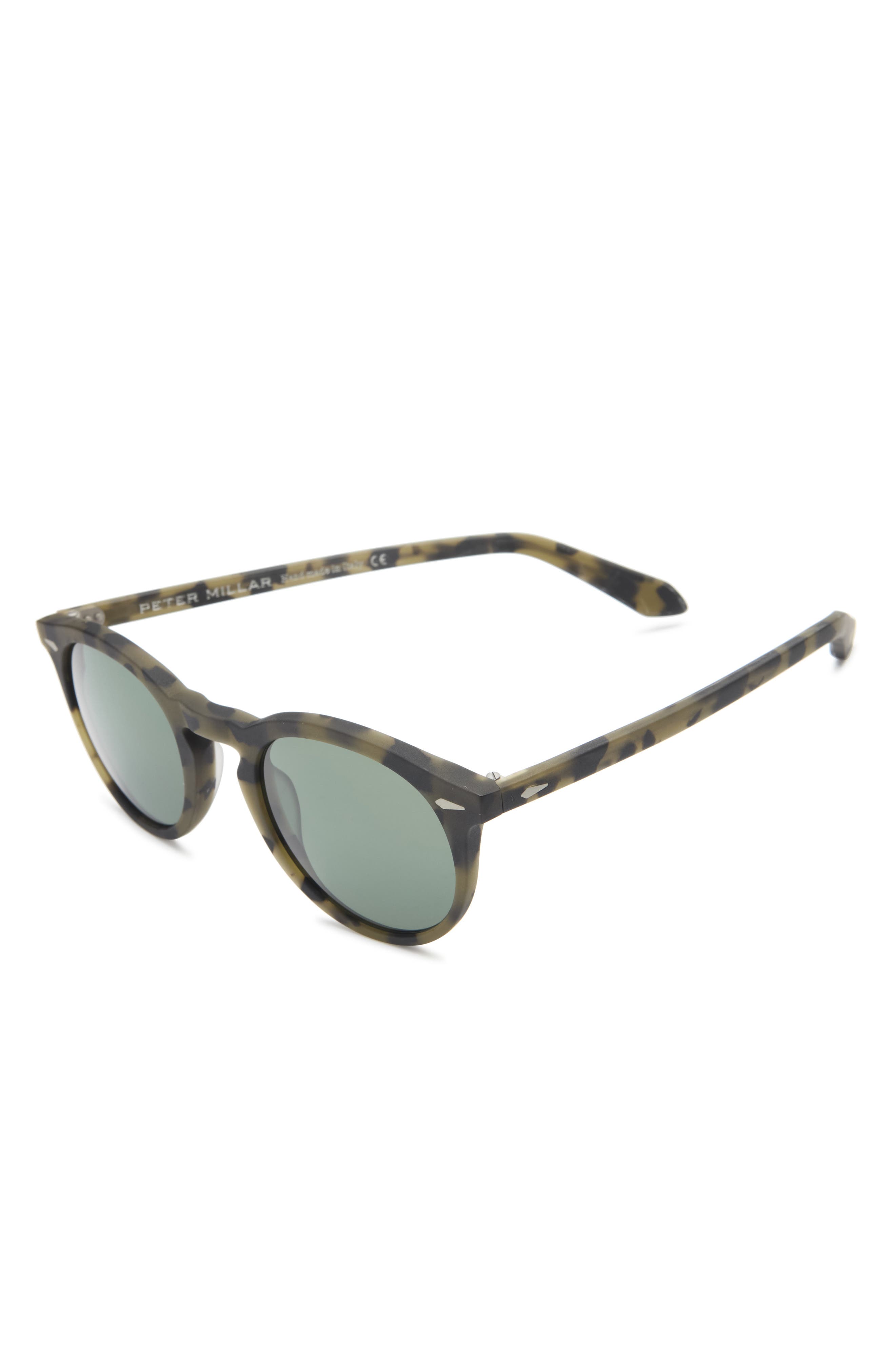 Peter Millar Excursionist Elite 49mm Round Polarized Sunglasses (Men ...