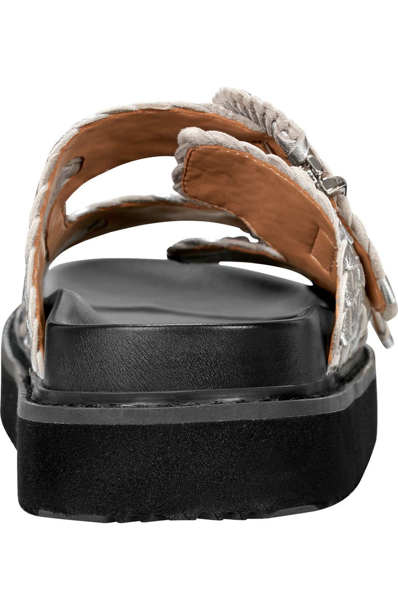 Marc Fisher LTD Auggie Two Strap Sandal, Alternate, color, Silver