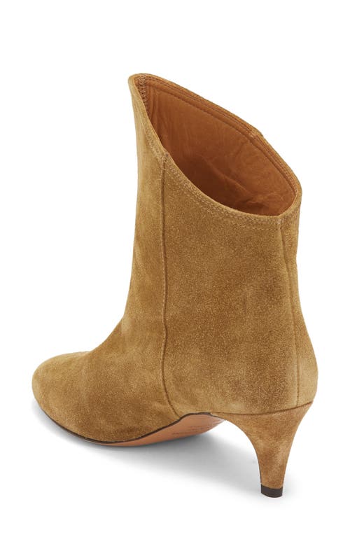 Isabel Marant Dripi Kitten Heel Bootie In Brown