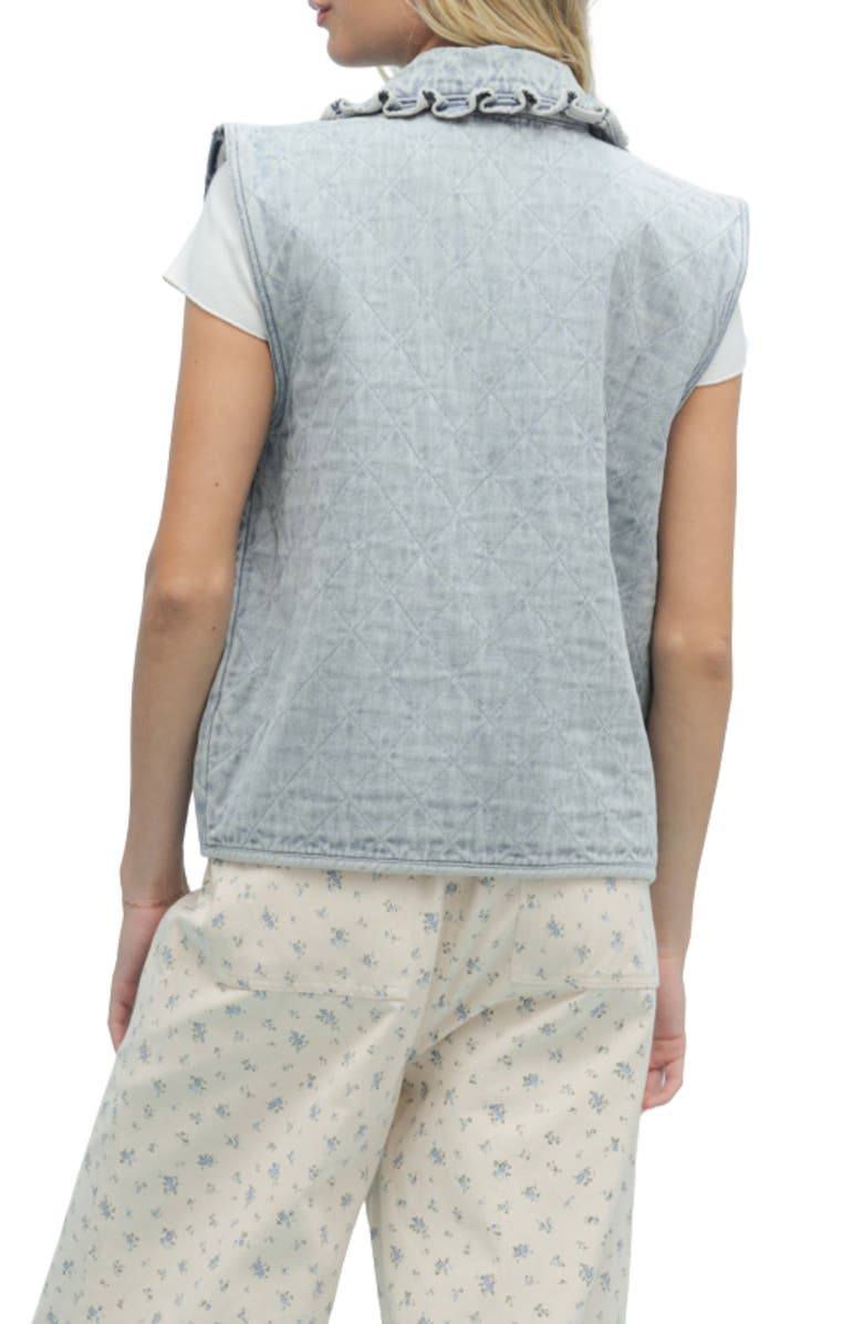 WISHLIST Quilted Denim Vest, Alternate, color, 