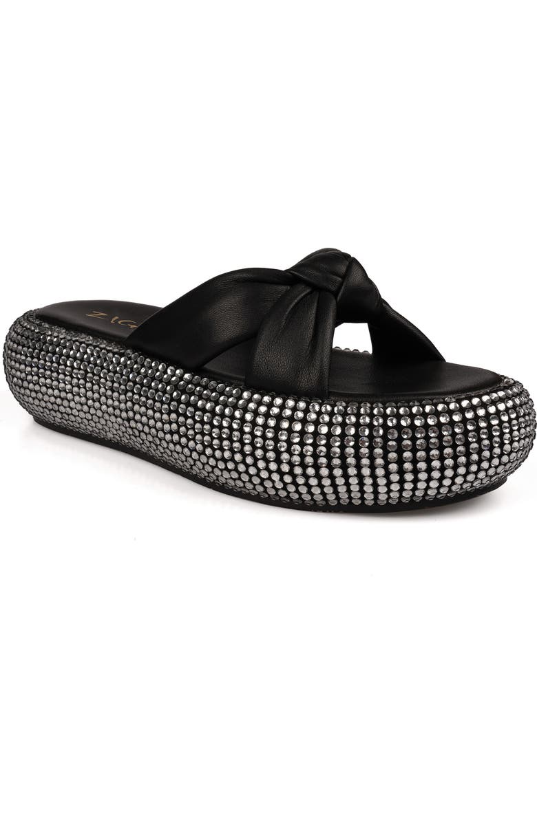 ZIGI Sabella Rhinestone Platform Slide Sandal, Main, color,