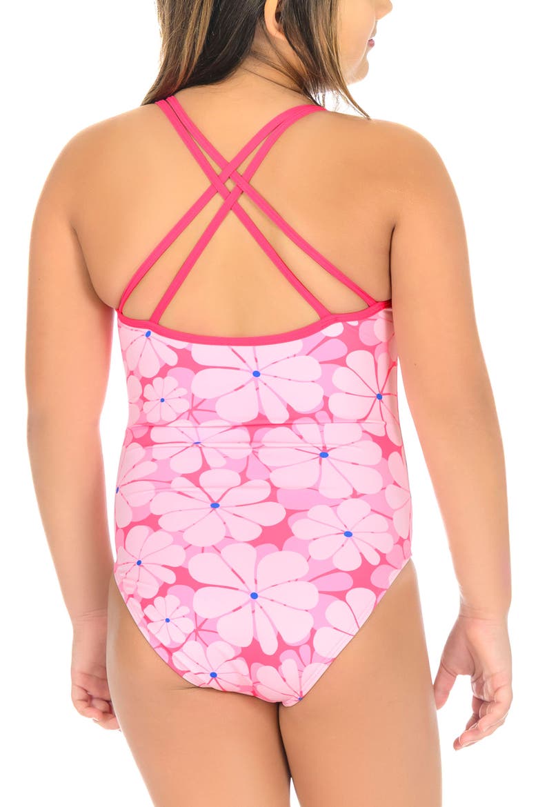 In Bloom Strappy One Piece Swimsuit, Alternate, color, In Bloom