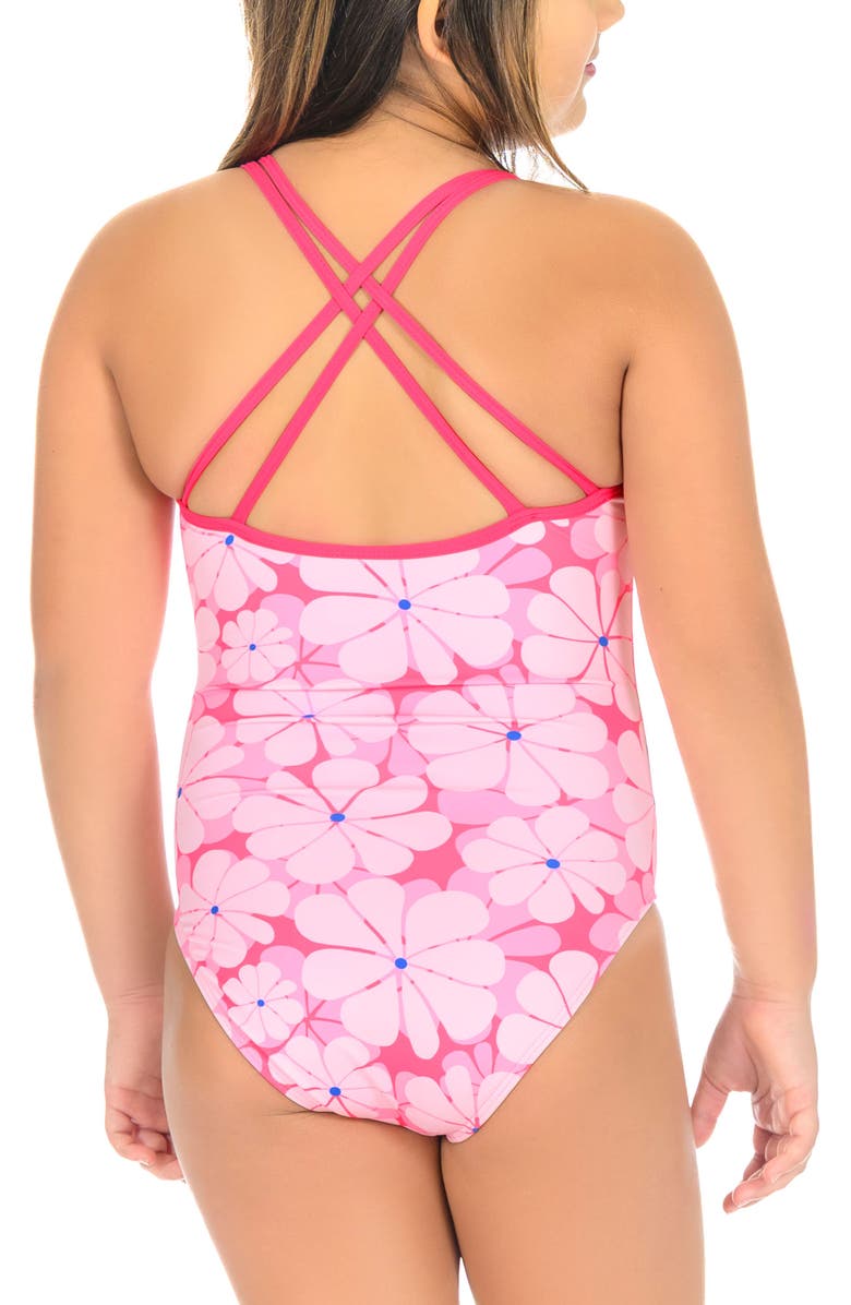 Destira In Bloom Strappy One Piece Swimsuit, Alternate, color, In Bloom