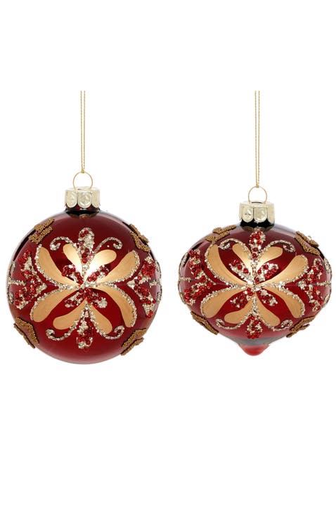 Radiant Bloom Ornament, Box of 6