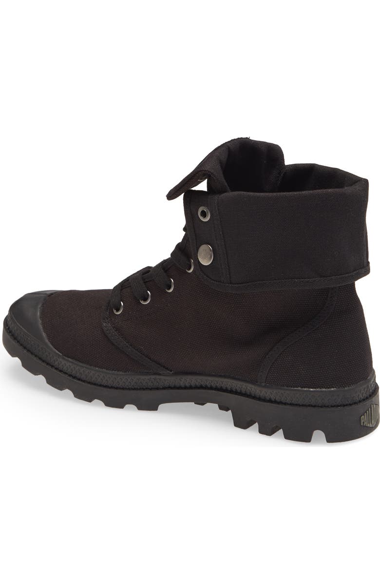Palladium 'Baggy' Canvas Boot, Alternate, color, Black/Blac