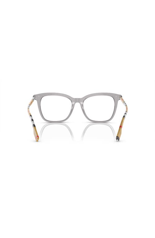 Burberry 52mm Square Optical Glasses In Gray