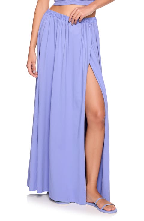 Side Slit Maxi Skirt