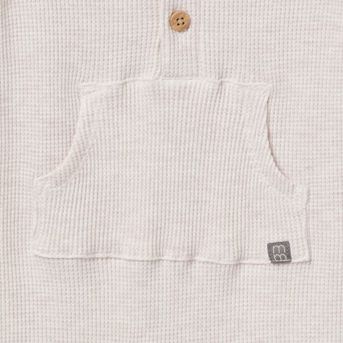 Modern Moments™ By Gerber Waffle Knit Romper With Kangaroo Pocket In White