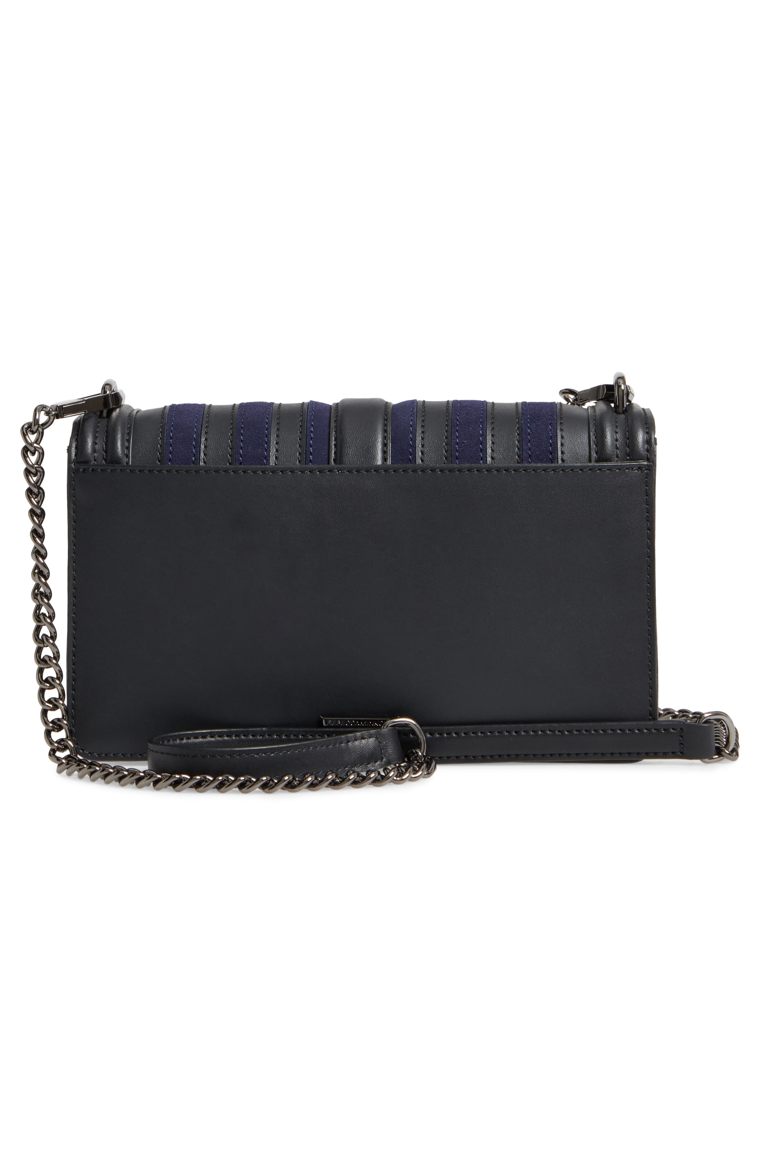 Rebecca Minkoff Love Stripe Quilted Crossbody Bag, Alternate, color, 