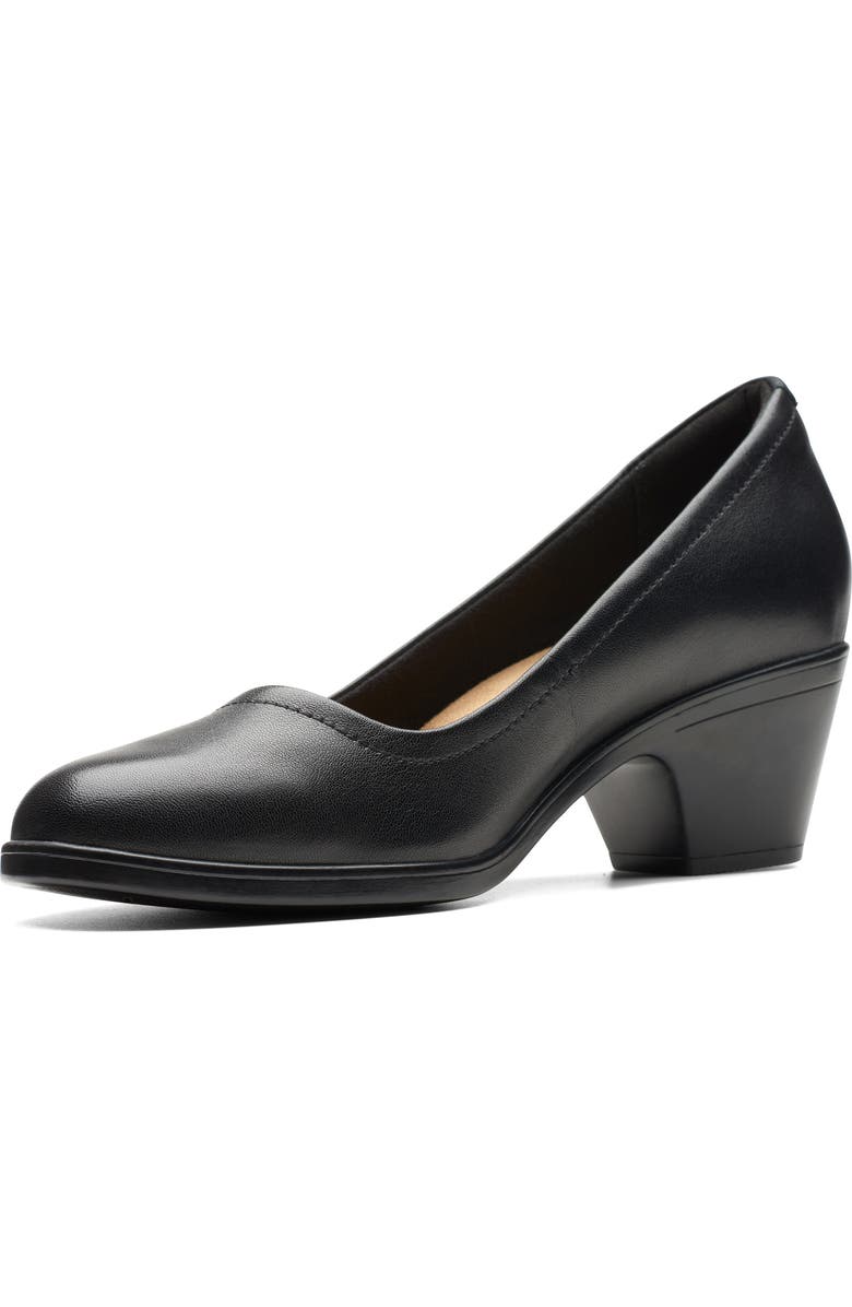 Clarks<sup>®</sup> Emily 2 Ruby Pump, Alternate, color, Black Leather