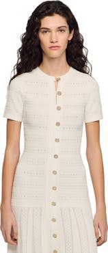 SANDRO Knit maxi dress