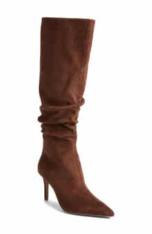 Open Edit Ariana Pointed Toe Knee High Boot