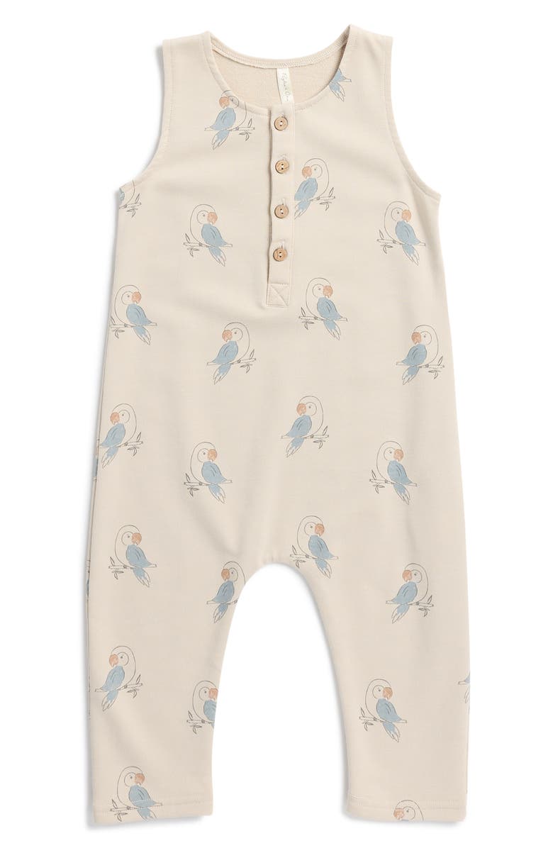 Rylee + Cru Kids' Parrot Terry Jumpsuit, Main, color, 