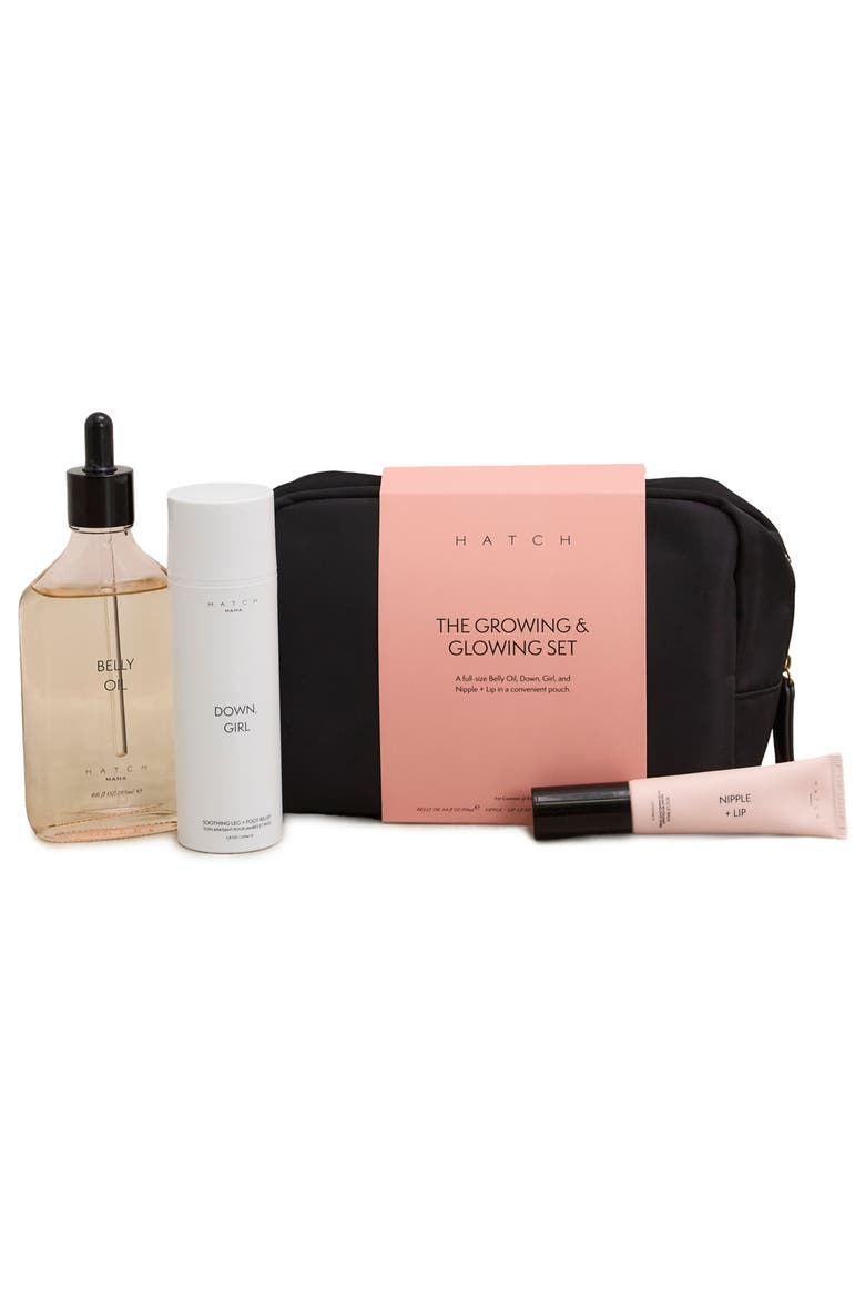Clean Beauty The Growing & Glowing Maternity Gift Set, Main, color, Black