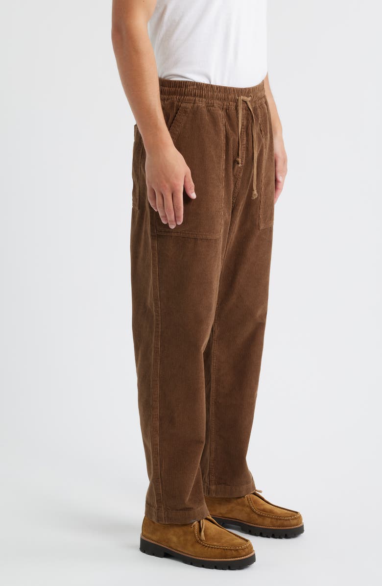 Service Works Organic Cotton Corduroy Drawstring Chef Pants, Alternate, color, Copper Spice