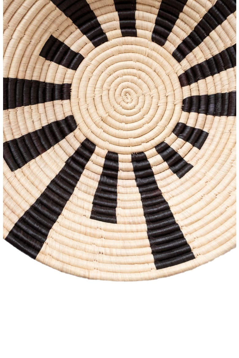 Large Warp Speed Basket, Alternate, color, Black & Natural Fiber